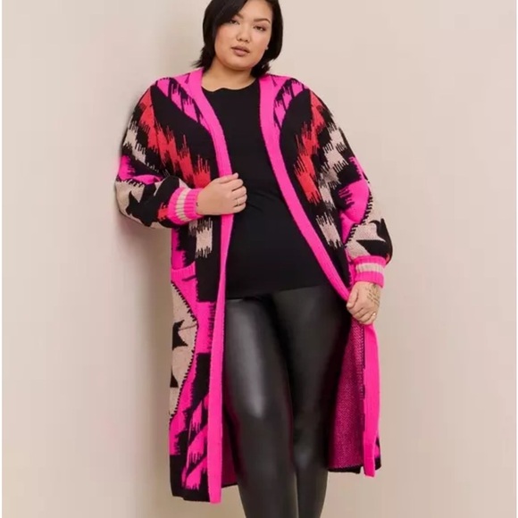 torrid Sweaters - Torrid Vegan Cashmere Coatigan Balloon Sleeve Sweater  3X